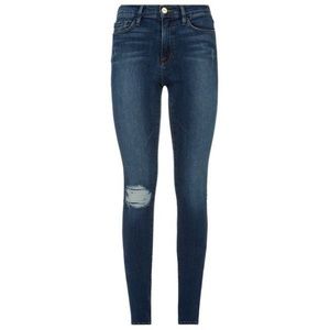 FRAME Forever Karlie Distressed Skinny